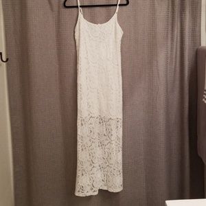 White lace dress